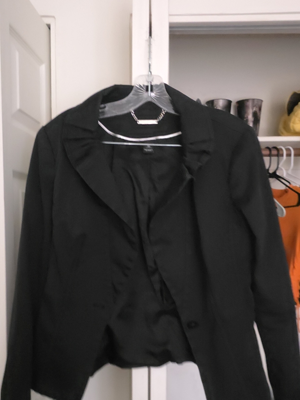 White House Black Market Black Tailored Women's Blazer